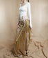 Flower Layered Tassel Skirt